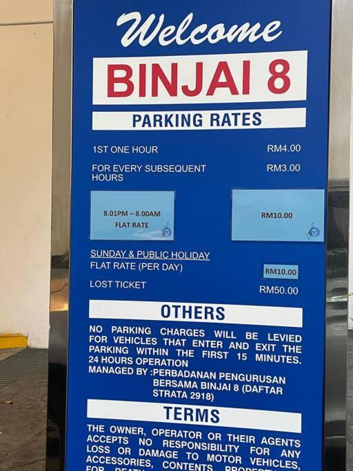 Binjai 8 Premium Soho, Klcc, Nearby Lrt By Ec Apartment Kuala Lumpur
